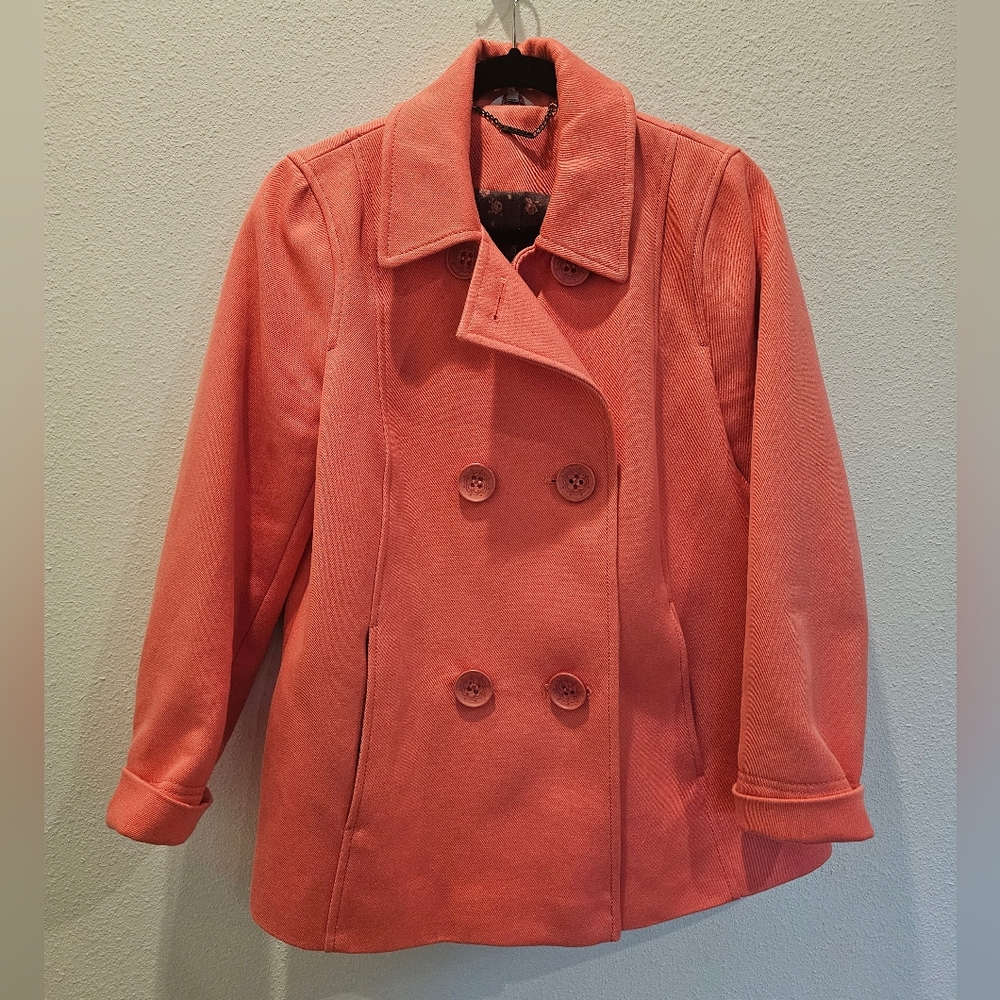 Cath Kidston Double-Breasted Pea Coat Size 12